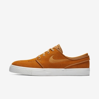 Nike Zoom Stefan Janoski - Skate Sko - Orange/Hvide | DK-41288